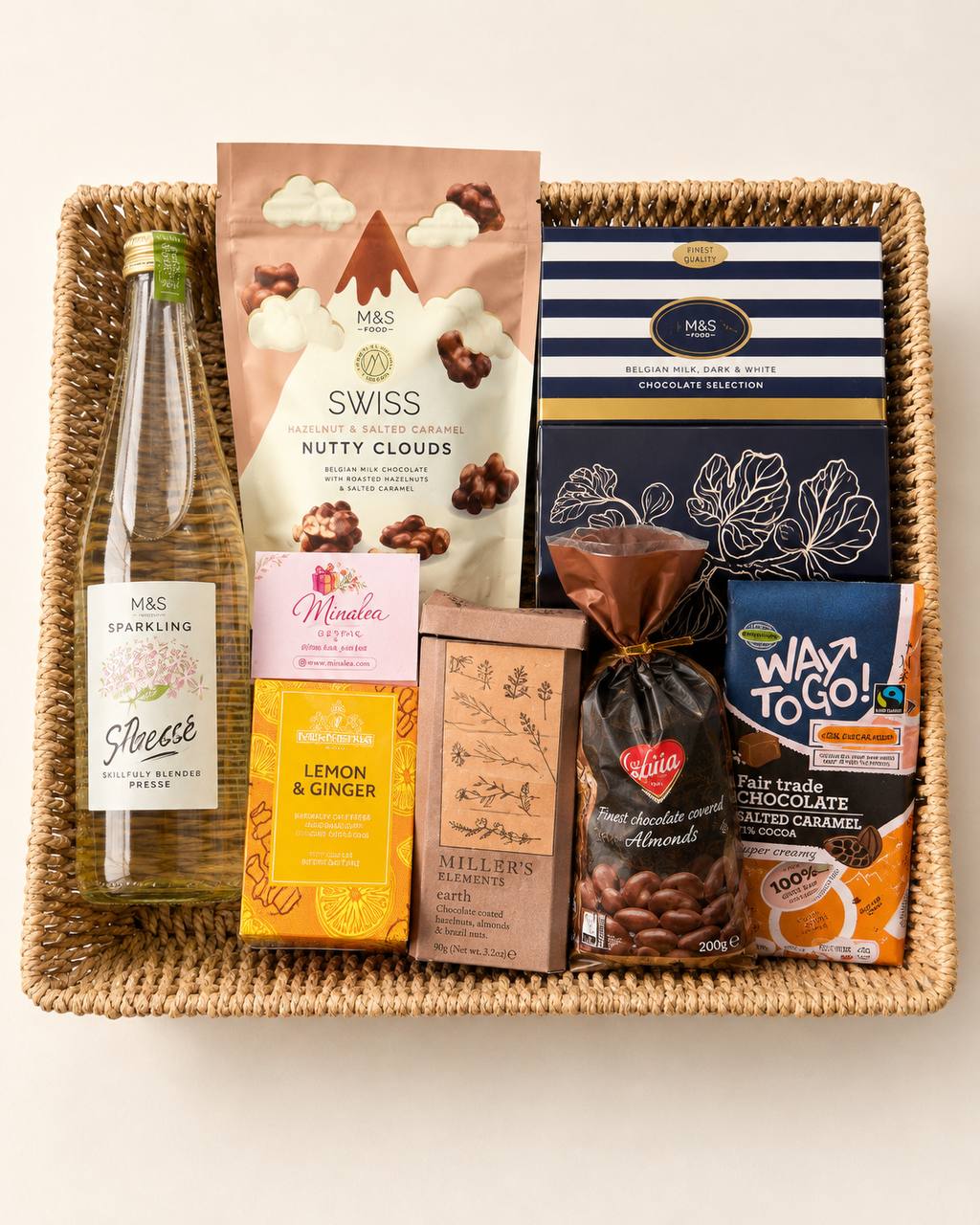 Botanical housewarming gift with calming home details