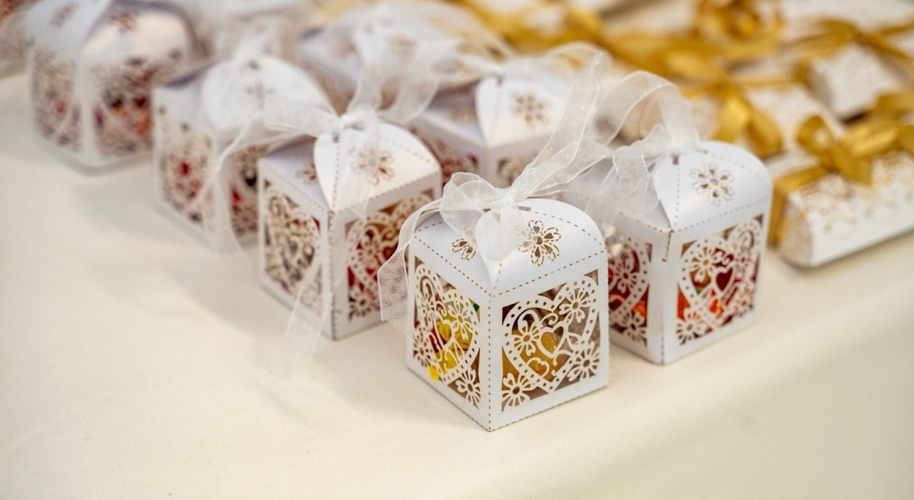 Romantic bridal gift set for wedding celebrations