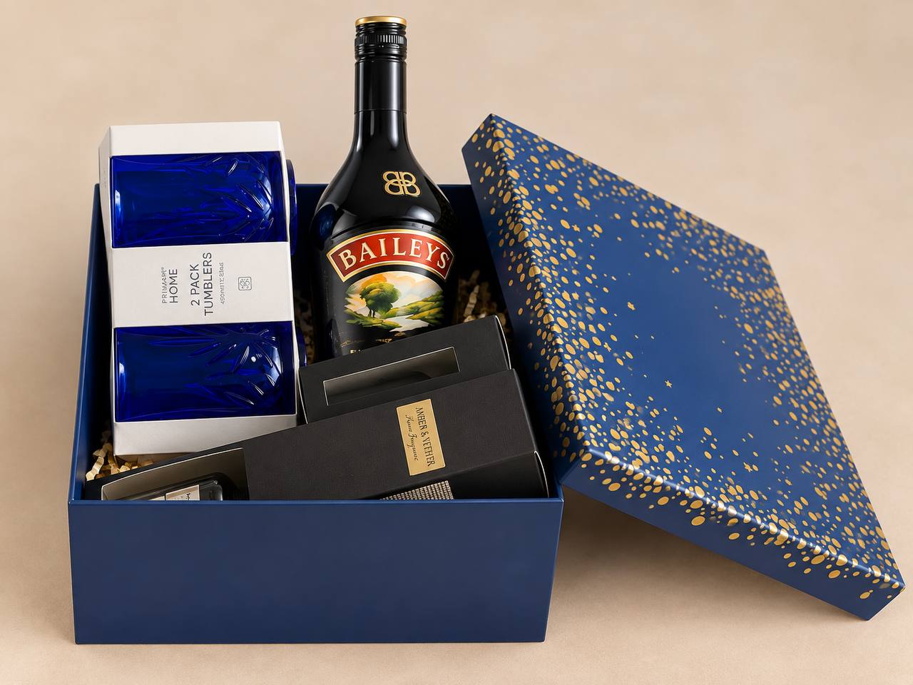 Thank you meadow gift box with botanical details