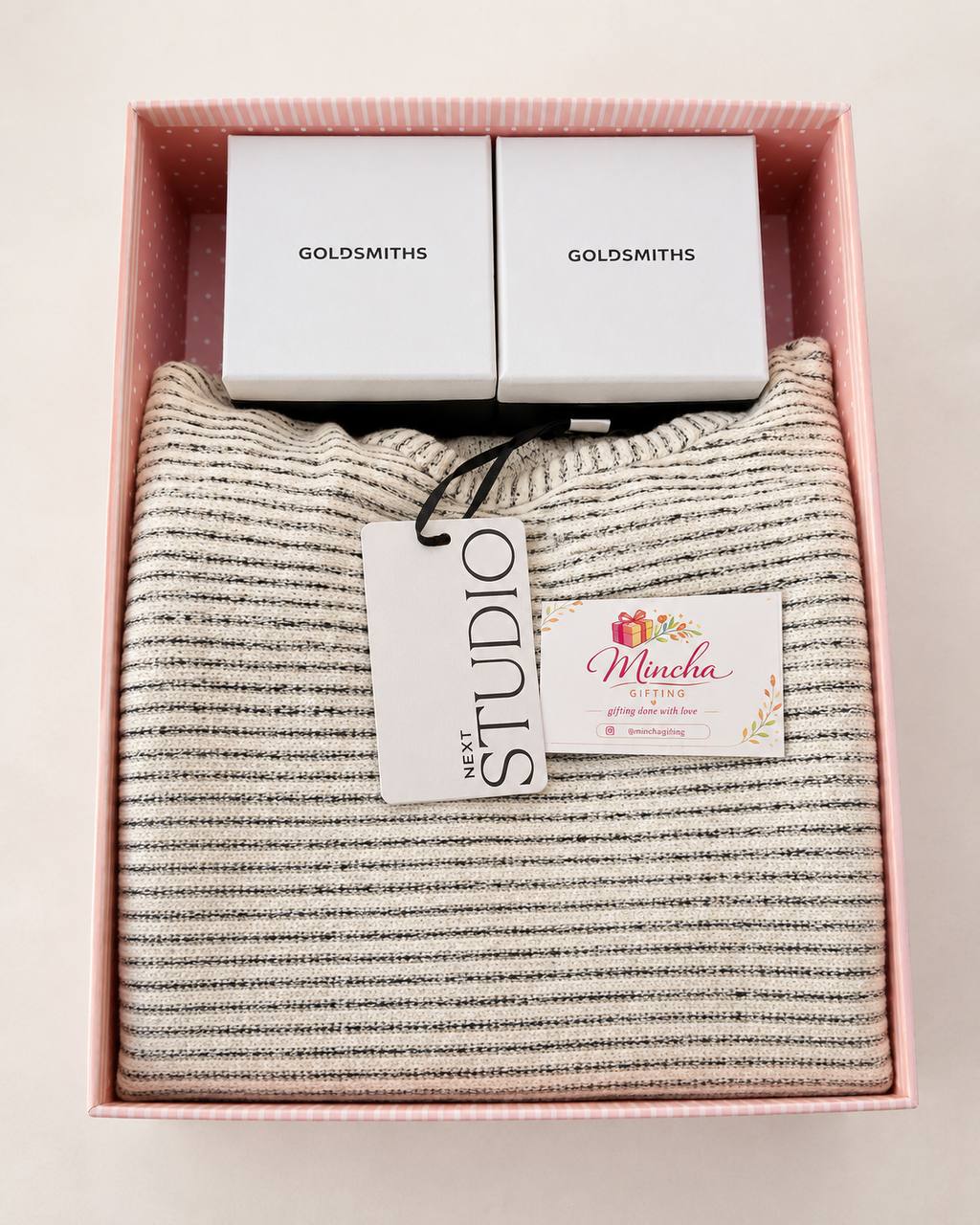 Personalised birthday gift set in elegant presentation